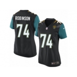 Women Nike Jacksonville Jaguars #74 Cam Robinson Game Black Alternate NFL Jersey