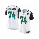 Women Nike Jacksonville Jaguars #74 Cam Robinson Game White NFL Jersey