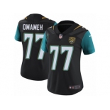 Women Nike Jacksonville Jaguars #77 Patrick Omameh Black Alternate Vapor Untouchable Limited Player NFL Jersey