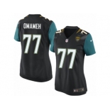 Women Nike Jacksonville Jaguars #77 Patrick Omameh Game Black Alternate NFL Jersey