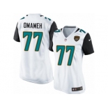 Women Nike Jacksonville Jaguars #77 Patrick Omameh Game White NFL Jersey