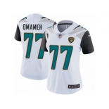 Women Nike Jacksonville Jaguars #77 Patrick Omameh White Vapor Untouchable Limited Player NFL Jersey