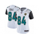 Women Nike Jacksonville Jaguars #84 Keelan Cole White Vapor Untouchable Limited Player NFL Jersey