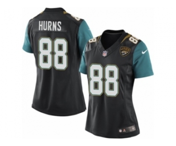 Women Nike Jacksonville Jaguars #88 Allen Hurns Limited Black Alternate NFL Jersey