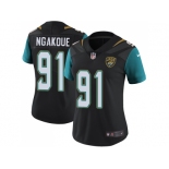 Women Nike Jacksonville Jaguars #91 Yannick Ngakoue Black Alternate Stitched NFL Vapor Untouchable Limited Jersey