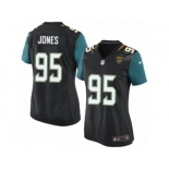 Women Nike Jacksonville Jaguars #95 Abry Jones Game Black Alternate NFL Jersey