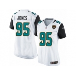 Women Nike Jacksonville Jaguars #95 Abry Jones Game White NFL Jersey