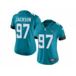 Women Nike Jacksonville Jaguars #97 Malik Jackson Teal Green Team Color Stitched NFL Vapor Untouchable Limited Jersey