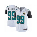 Women Nike Jacksonville Jaguars #99 Marcell Dareus White Vapor Untouchable Limited Player NFL Jersey