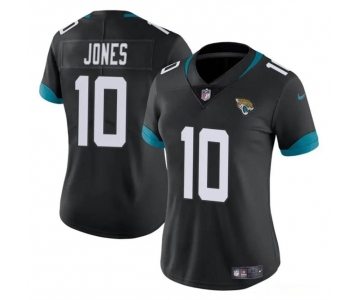 Women's Jacksonville Jaguars #10 Mac Jones Black Vapor Stitched Jersey