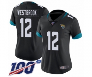 Women's Jacksonville Jaguars #12 Dede Westbrook Black Team Color Vapor Untouchable Limited Player 100th Season Football Jersey