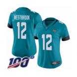 Women's Jacksonville Jaguars #12 Dede Westbrook Teal Green Alternate Vapor Untouchable Limited Player 100th Season Football Jersey