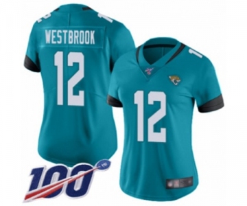 Women's Jacksonville Jaguars #12 Dede Westbrook Teal Green Alternate Vapor Untouchable Limited Player 100th Season Football Jersey