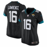 Women's Jacksonville Jaguars #16 Trevor Lawrence Black Nike Teal 2021 NFL Draft First Round Pick Jersey