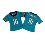 Women's Jacksonville Jaguars #16 Trevor Lawrence Teal 2024 F.U.S.E. Prowler Throwback Vapor Limited Football Stitched Jersey