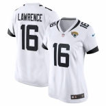 Women's Jacksonville Jaguars #16 Trevor Lawrence White Nike Teal 2021 NFL Draft First Round Pick Jersey