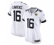 Women's Jacksonville Jaguars #16 Trevor Lawrence White Nike Teal 2021 NFL Draft First Round Pick Jersey