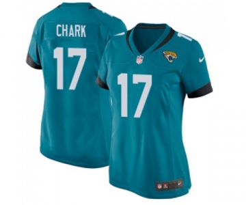 Women's Jacksonville Jaguars #17 DJ Chark Game Black Alternate Football Jersey