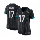 Women's Jacksonville Jaguars #17 DJ Chark Game Teal Green Team Color Football Jersey