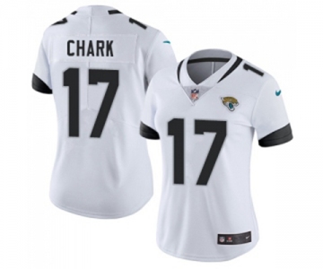 Women's Jacksonville Jaguars #17 DJ Chark White Vapor Untouchable Limited Player Football Jersey