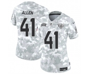 Women's Jacksonville Jaguars #41 Josh Hines-Allen 2024 F.U.S.E Arctic Camo Salute To Service Limited Stitched Football Jersey