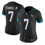 Women's Jacksonville Jaguars #7 Brian Thomas Jr Black 2024 Draft Vapor Stitched Jersey