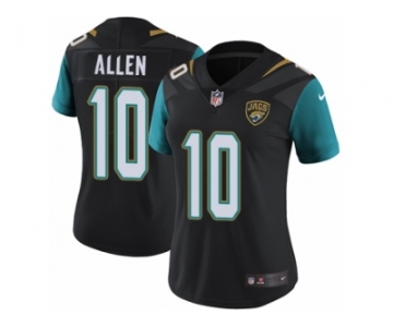 Women's Nike Jacksonville Jaguars #10 Brandon Allen Vapor Untouchable Limited Black Alternate NFL Jersey