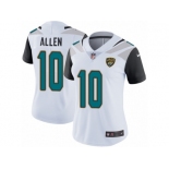 Women's Nike Jacksonville Jaguars #10 Brandon Allen White Vapor Untouchable Limited Player NFL Jersey