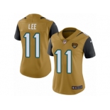 Women's Nike Jacksonville Jaguars #11 Marqise Lee Limited Gold Rush NFL Jersey