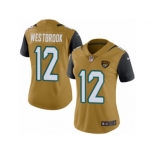 Women's Nike Jacksonville Jaguars #12 Dede Westbrook Limited Gold Rush NFL Jersey