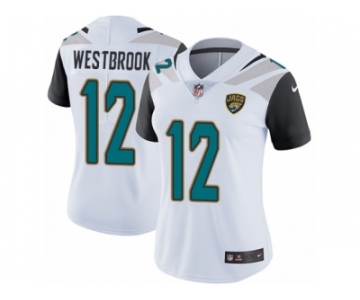 Women's Nike Jacksonville Jaguars #12 Dede Westbrook White Vapor Untouchable Limited Player NFL Jersey