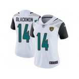 Women's Nike Jacksonville Jaguars #14 Justin Blackmon White Vapor Untouchable Limited Player NFL Jersey