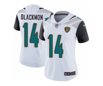 Women's Nike Jacksonville Jaguars #14 Justin Blackmon White Vapor Untouchable Limited Player NFL Jersey