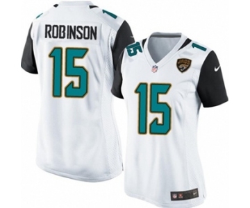 Women's Nike Jacksonville Jaguars #15 Allen Robinson Game White NFL Jersey