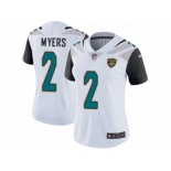 Women's Nike Jacksonville Jaguars #2 Jason Myers White Vapor Untouchable Limited Player NFL Jersey