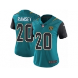 Women's Nike Jacksonville Jaguars #20 Jalen Ramsey Vapor Untouchable Limited Teal Green Team Color NFL Jersey