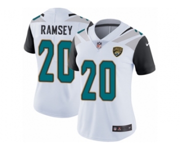 Women's Nike Jacksonville Jaguars #20 Jalen Ramsey White Vapor Untouchable Limited Player NFL Jersey