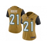 Women's Nike Jacksonville Jaguars #21 A.J. Bouye Limited Gold Rush NFL Jersey