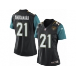 Women's Nike Jacksonville Jaguars #21 Prince Amukamara Limited Black Alternate NFL Jersey