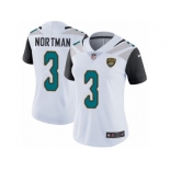 Women's Nike Jacksonville Jaguars #3 Brad Nortman White Vapor Untouchable Limited Player NFL Jersey