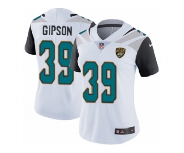 Women's Nike Jacksonville Jaguars #39 Tashaun Gipson White Vapor Untouchable Limited Player NFL Jersey