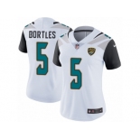 Women's Nike Jacksonville Jaguars #5 Blake Bortles White Vapor Untouchable Limited Player NFL Jersey