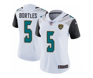 Women's Nike Jacksonville Jaguars #5 Blake Bortles White Vapor Untouchable Limited Player NFL Jersey