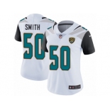 Women's Nike Jacksonville Jaguars #50 Telvin Smith White Vapor Untouchable Limited Player NFL Jersey