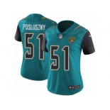 Women's Nike Jacksonville Jaguars #51 Paul Posluszny Vapor Untouchable Limited Teal Green Team Color NFL Jersey