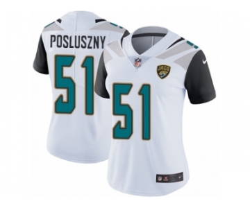 Women's Nike Jacksonville Jaguars #51 Paul Posluszny White Vapor Untouchable Limited Player NFL Jersey