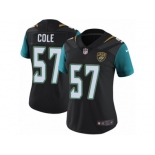 Women's Nike Jacksonville Jaguars #57 Audie Cole Vapor Untouchable Limited Black Alternate NFL Jersey