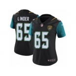 Women's Nike Jacksonville Jaguars #65 Brandon Linder Vapor Untouchable Limited Black Alternate NFL Jersey