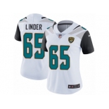 Women's Nike Jacksonville Jaguars #65 Brandon Linder White Vapor Untouchable Limited Player NFL Jersey