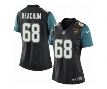 Women's Nike Jacksonville Jaguars #68 Kelvin Beachum Black NFL Jersey